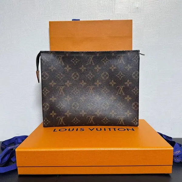 [BUNJANG] Louis Vuitton Toilet Monogram Canvas Clutch 26 / [A급]루이비통 토일렛 모노그램 캔버스 클러치 26