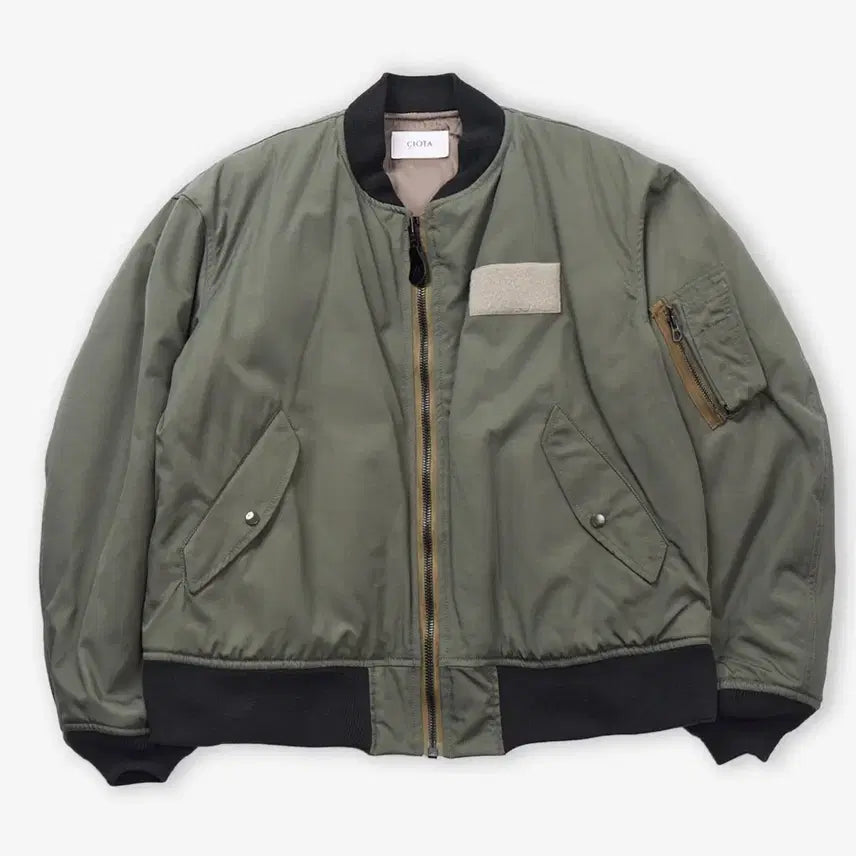 [BUNJANG] CIOTA MA-1 Flight Jacket Dark Olive Size 5 / CIOTA MA-1 Flight Jacket DARK OLIVE 5사이즈