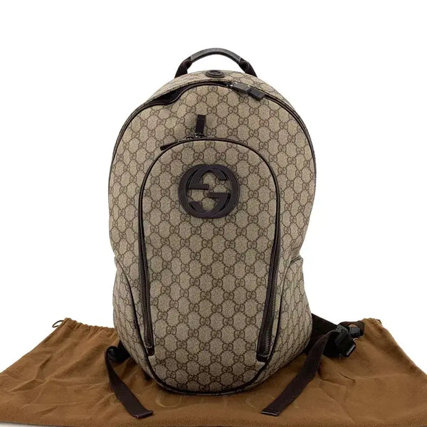 [BUNJANG] Gucci GG Supreme Interlocking Backpack / 구찌 GG수프림 인터로킹 백팩 223705
