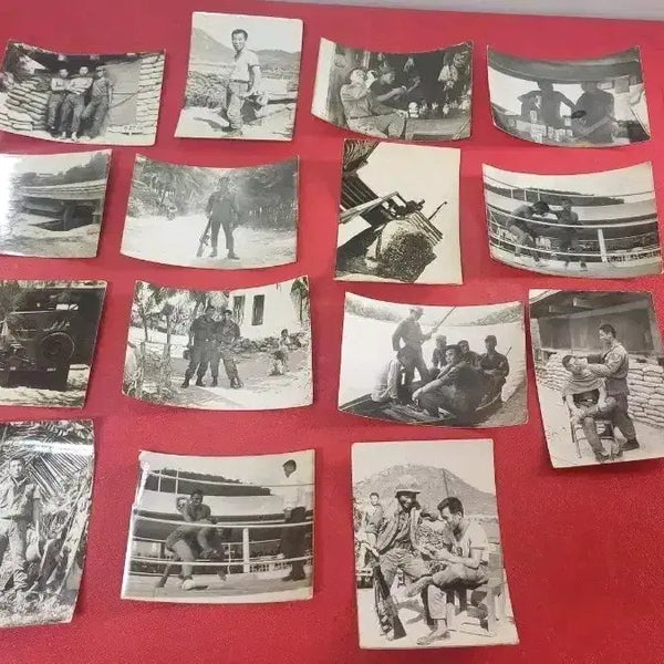 [BUNJANG] 1960s Vietnam War Korean Expeditionary Troops Materials - 15 Items Bundle / 60년 월남파병 군인 자료15장 일괄판매 ~5