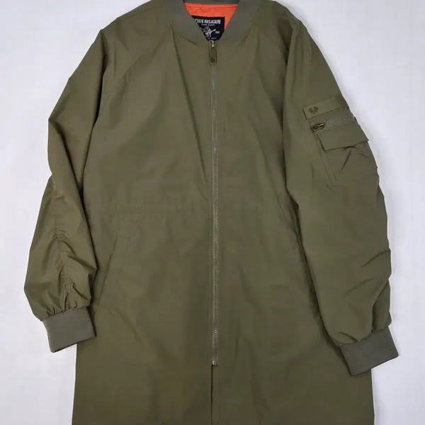 [BUNJANG] True Religion Khaki Bomber Jacket (Size 105) / 트루릴리젼 카키색 항공점퍼 105