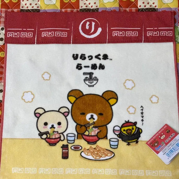 [BUNJANG] San-X Rilakkuma Ramen Series Hand Towel / 산엑스 리락쿠마 라멘시리즈 핸드타올 [일본정품 새상품]