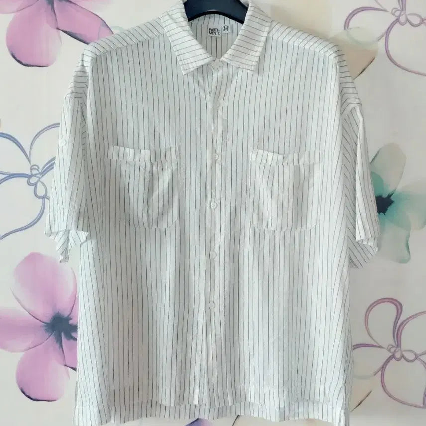 [BUNJANG] Partimento Oversized Roll-Up Shirt White / 파르티멘토 오버 롤업 셔츠 M