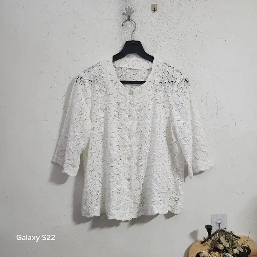 [BUNJANG] Lace Cardigan White / 레이스 가디건 화이트