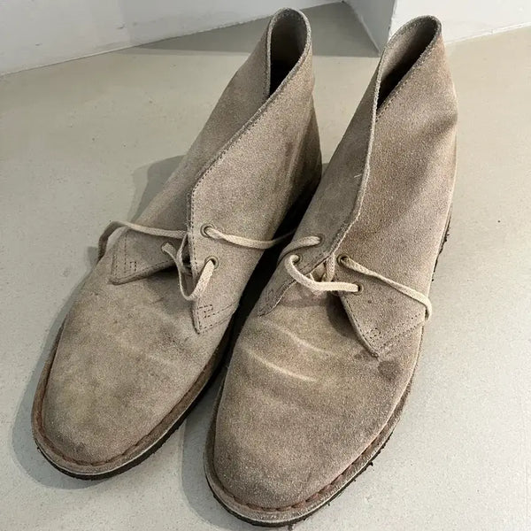[BUNJANG] Clarks Desert Boots Sand Beige Suede / 클락스 데저트 부츠 260 샌드베이지