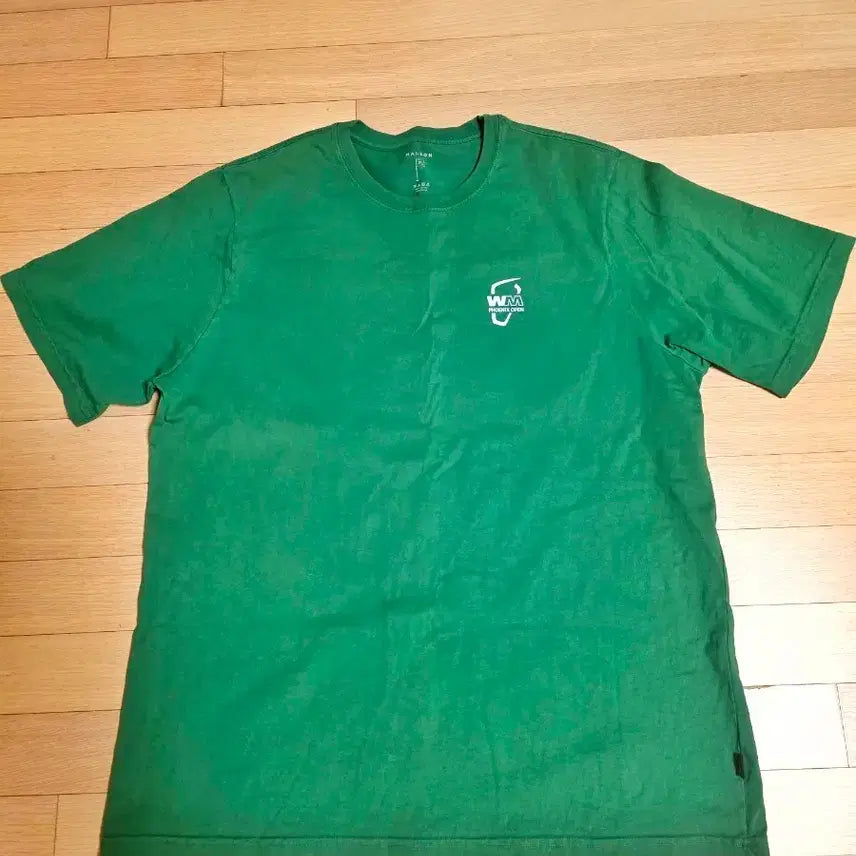 [BUNJANG] Malbon Golf Signature Logo Phoenix Open Graphic Short Sleeve T-Shirt - Green, XL (105) / 정품 말본 반팔티 XL(105) 그린