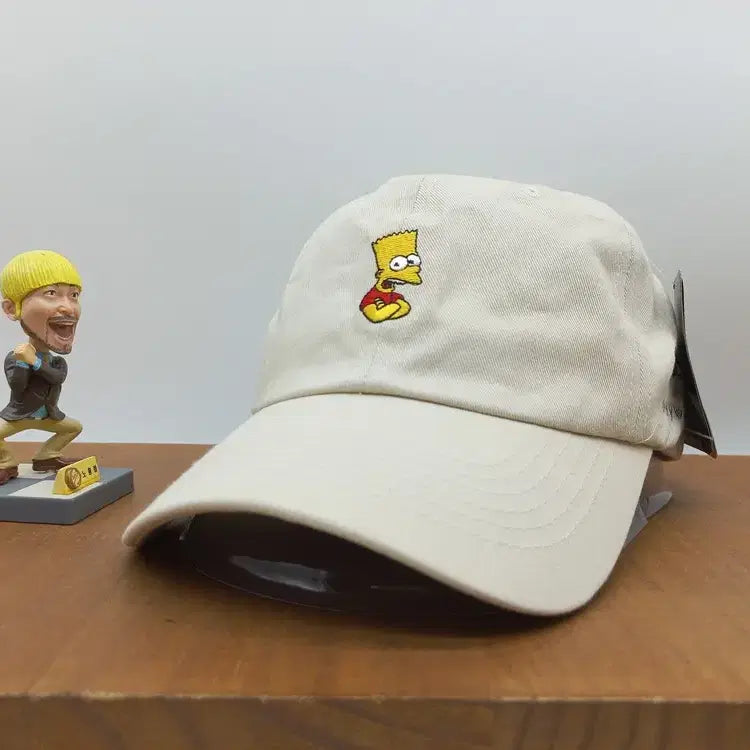 [BUNJANG] WAY WARO The Simpsons Baseball Cap Beige / [새상품]심슨 볼캡 모자 WAY WARO 베이지