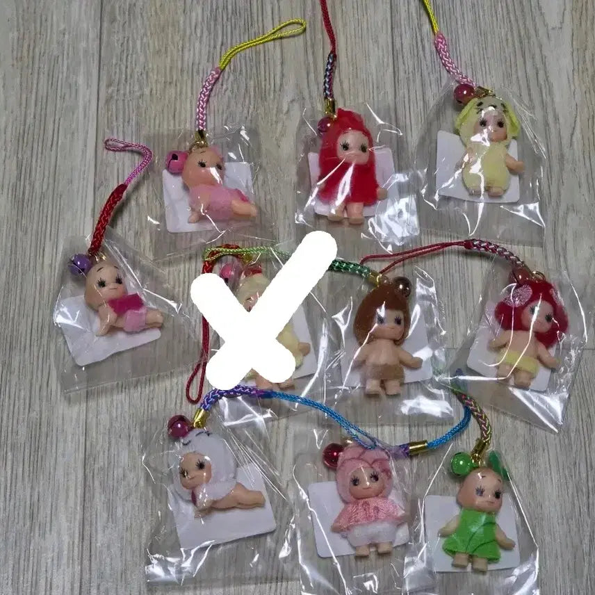 [BUNJANG] Japanese Authentic Cupid Bell Charm Keyring Strap / 일본 정품 방울 큐피 키링 스트랩