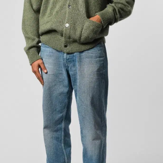[BUNJANG] Steadyeverywhere Kid Mohair Cardigan Olive / 스테디에브리웨어 키드 모헤어 가디건 올리브 2