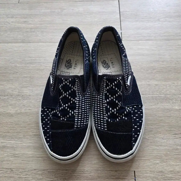 [BUNJANG] Vans x FDMTL Patchwork Slip-On Deep Indigo / 반스 fdmtl 슬립온 패치워크 딥인디고 265사이즈 판매