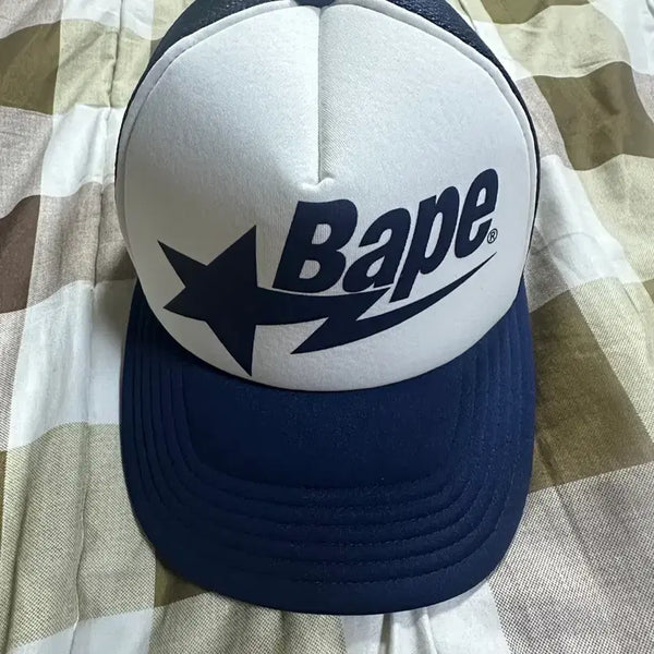 [BUNJANG] BAPE BAPESTA Mesh Cap Navy / 베이프스타 메쉬캡 네이비