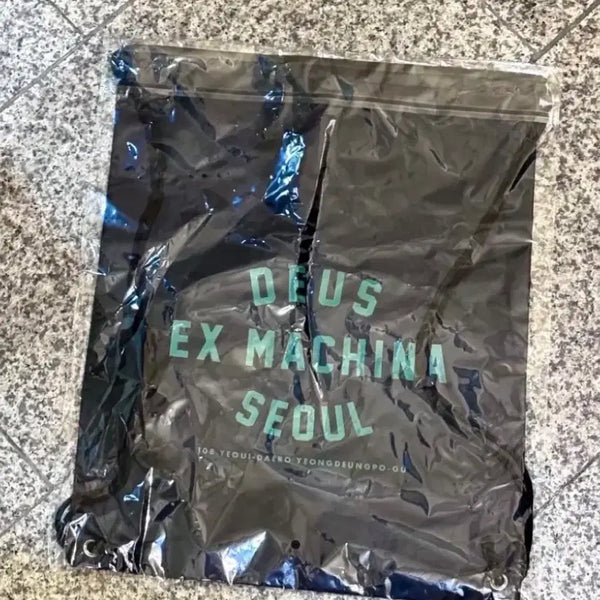 [BUNJANG] Deus Ex Machina The Hyundai Gym Sack Bag / (OS) 데우스 엑스 마키나 더현대 짐색 가방 미개봉 새상품