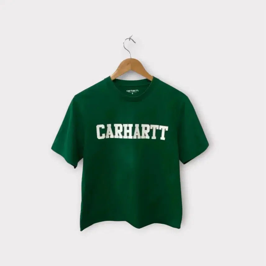 [BUNJANG] Carhartt WIP Green University Short Sleeve T-Shirt Size S / 칼하트 WIP 그린 유니버시티 숏슬리브 티셔츠 S