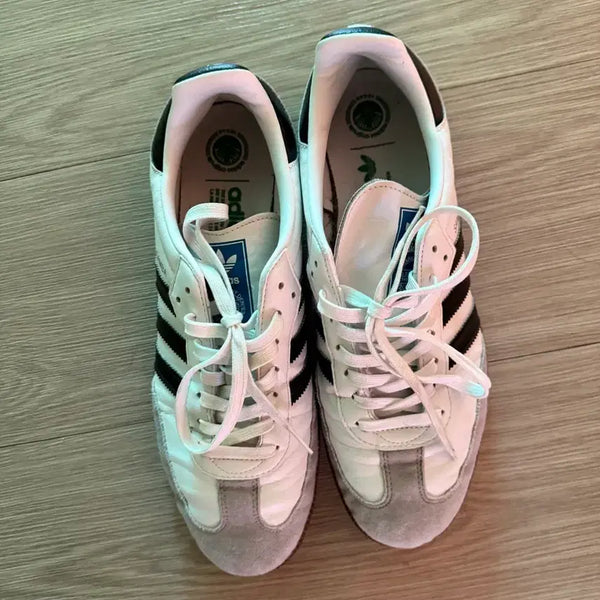 [BUNJANG] Adidas Samba Sneakers White/Black/Grey / 아디다스 운동화 스니커즈 화이트/블랙/그레이 삼바