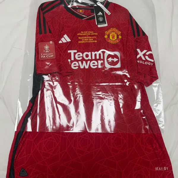 [BUNJANG] Manchester United 24/25 Home Authentic Jersey FA Cup Garnacho Official XL / 24 25 맨유 홈 어센틱 FA컵 마이누 오피셜