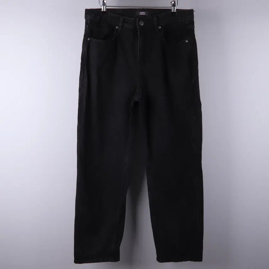 [BUNJANG] Musinsa Standard Regular Fit Denim Pants Black (Size 33) / 무신사스탠다드 레귤러 핏 데님 팬츠 블랙 (33) 5044