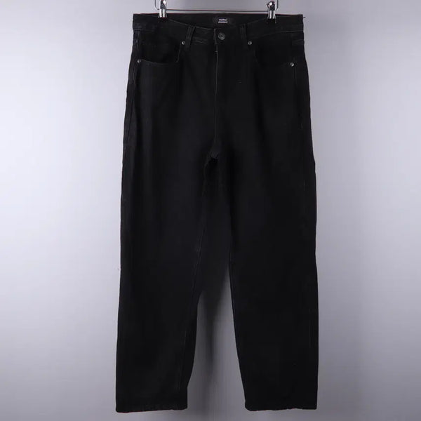 [BUNJANG] Musinsa Standard Regular Fit Denim Pants Black (Size 33) / 무신사스탠다드 레귤러 핏 데님 팬츠 블랙 (33) 5044