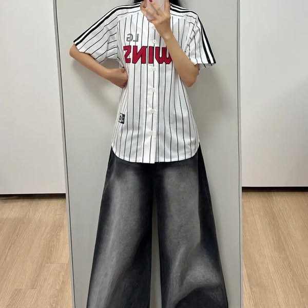 [BUNJANG] LG Twins Kim Hyun-soo Marked New Home Baseball Jersey / LG트윈스 김현수 마킹 신형 홈 유니폼