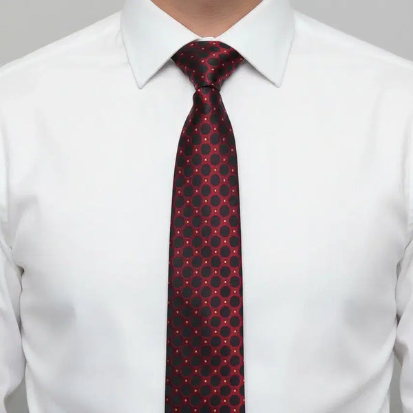 [BUNJANG] Louis Quatorze Dot Pattern Silk Necktie / 루이까또즈 도트패턴 실크 넥타이