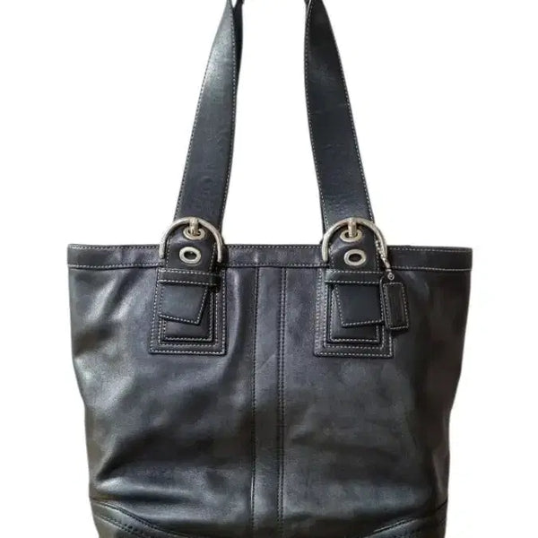 [BUNJANG] Vintage Coach Soho Leather Tote Bag / 빈티지 코치 빈티지 소호 레더 토트백 y2k 갸루 히메