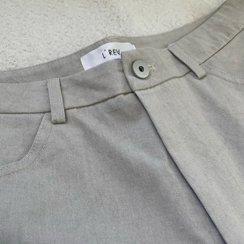 [BUNJANG] L'REV Cotton Pants Beige (Size L) / (새상품) L'REV 코튼 팬츠 L  베이지