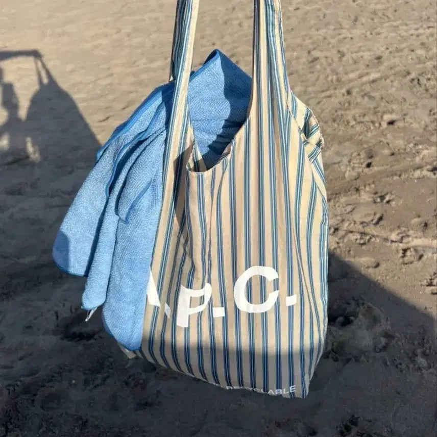 [BUNJANG] A.P.C. Recycled Canvas Tote Bag Medium / 한정판 아페쎄 새상품 apc 토트백 리사이클링백 미듐
