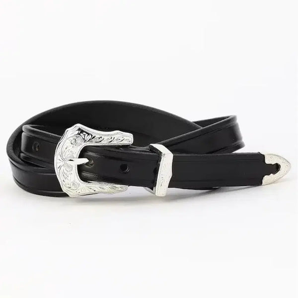 [BUNJANG] Tory Leather Western Belt Black 30 / 새상품) 토리 레더 웨스턴 벨트 블랙 30