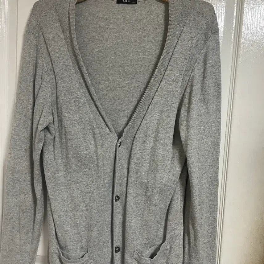[BUNJANG] SIEG Grey Spring Cardigan (Size 100-105) / SIEG 그레이 봄 가디건 (100-105)