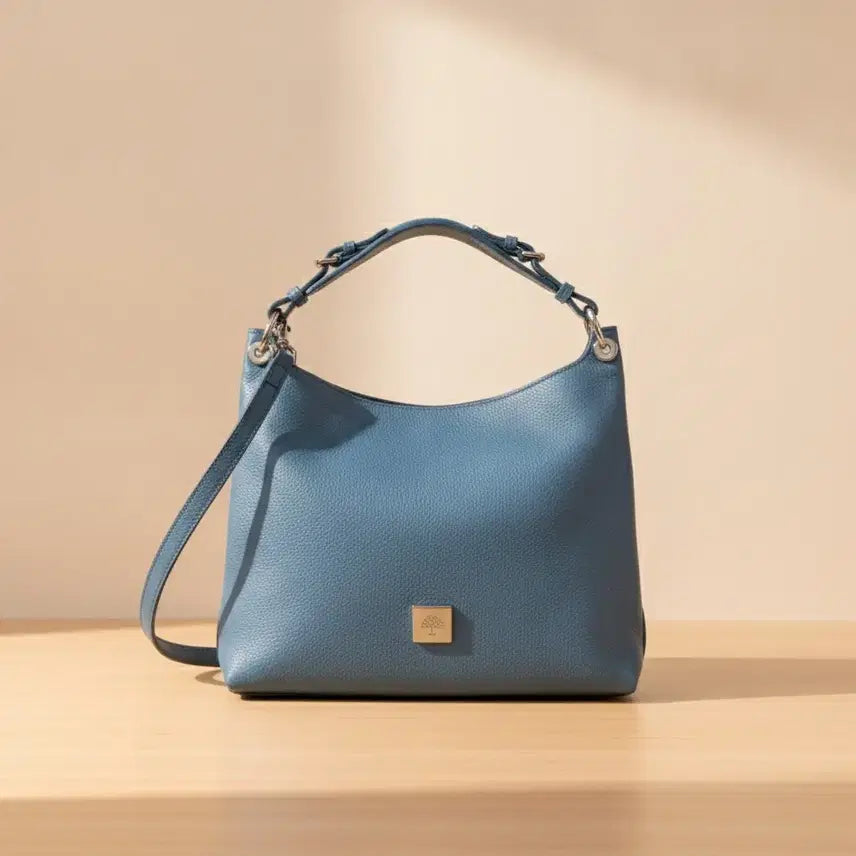 [BUNJANG] Mulberry Small Freya Hobo Tote Shoulder Bag Blue Leather / 멀버리 호보백 블루 토트 숄더백 Mulberry 판매합니다