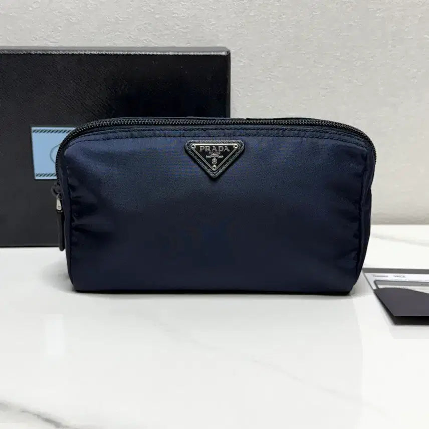 [BUNJANG] Prada Nylon Cosmetic Pouch Bag / (백화점/새상품)프라다 나일론 코스매틱 파우치백