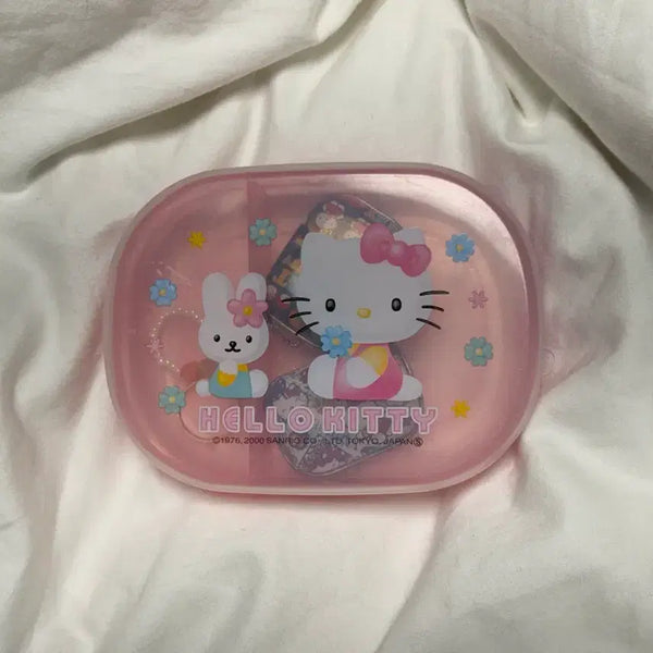 [BUNJANG] Vintage Hello Kitty Lunch Box / Storage Case / 고전키티 도시락통 소품함 케이스