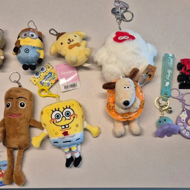 [BUNJANG] Character Plush Keychains / 인형 열쇠고리,키링 팔아요.