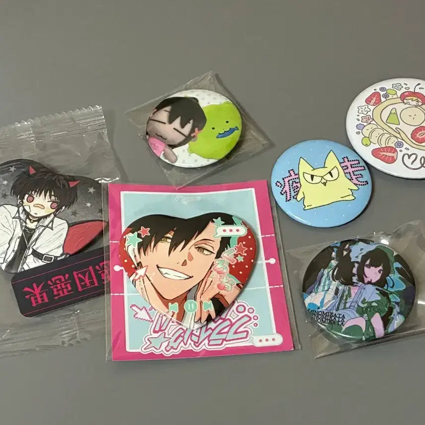 [BUNJANG] Kimi No Mi Kata & Various Artists Can Badge Set / 아무스튜 나튼님 먐미님 젯젯님 유리님 키미노미카타 캔뱃지 개별판매