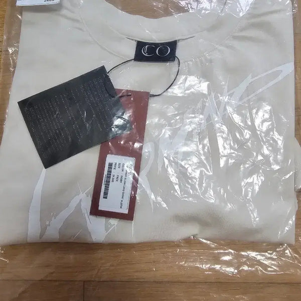 [BUNJANG] CO Short Sleeve T-Shirt Ivory / CO 반팔티 아이보리