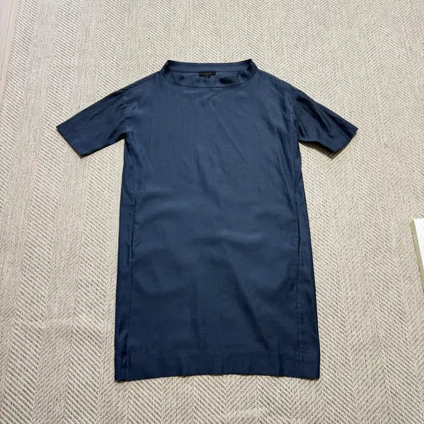 [BUNJANG] COS Navy Band-Sleeve Dress / 코스 네이비 번팔 드레스