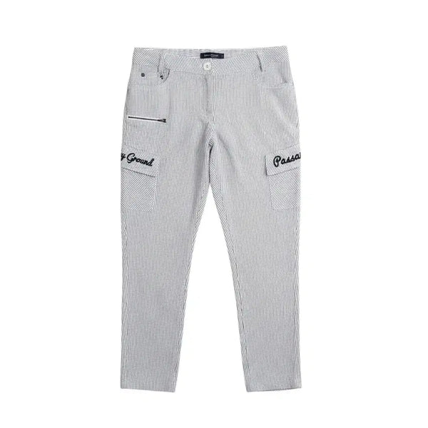 [BUNJANG] PASADII Striped Golf Pants Women's Size 70-97 / 여성 70-97/ 파사디 스트라이프 골프팬츠