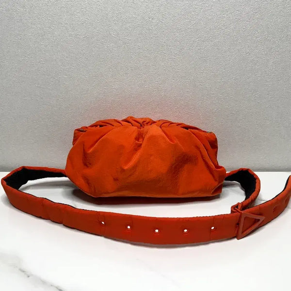 [BUNJANG] Bottega Veneta Nylon Shoulder Belt Bag Orange / (정품/A)보테가베네타 나일론 숄더 벨트백