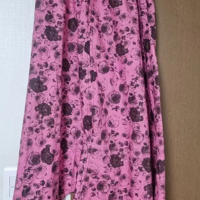 [BUNJANG] GANNI Rose Pattern Long Banding Skirt / 가니 롱스커트  55