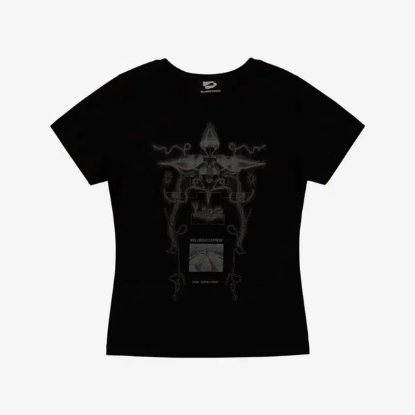 [BUNJANG] Wellbeing Express Short Sleeve T-Shirt Black M / 웰빙 익스프레스 반팔티 블랙 M