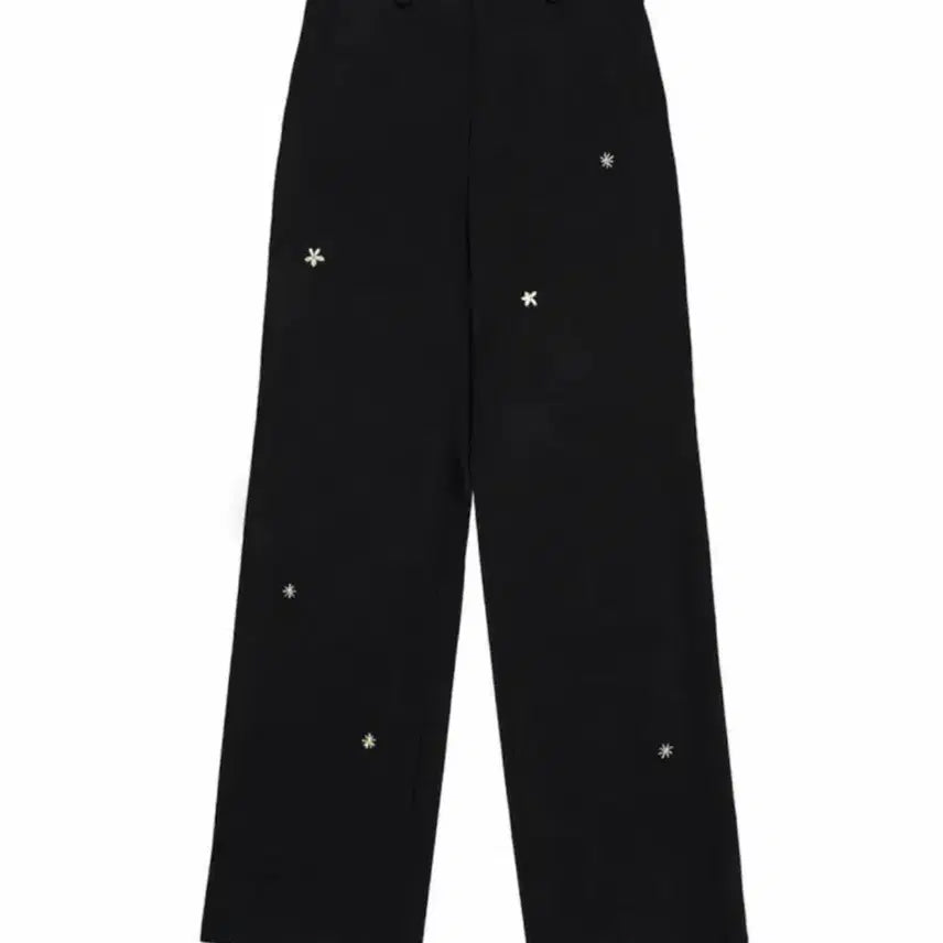 [BUNJANG] STU Hand-Stitched Flower Pants (Size S) / STU 핸드스티치 플라워 팬츠 Ssize