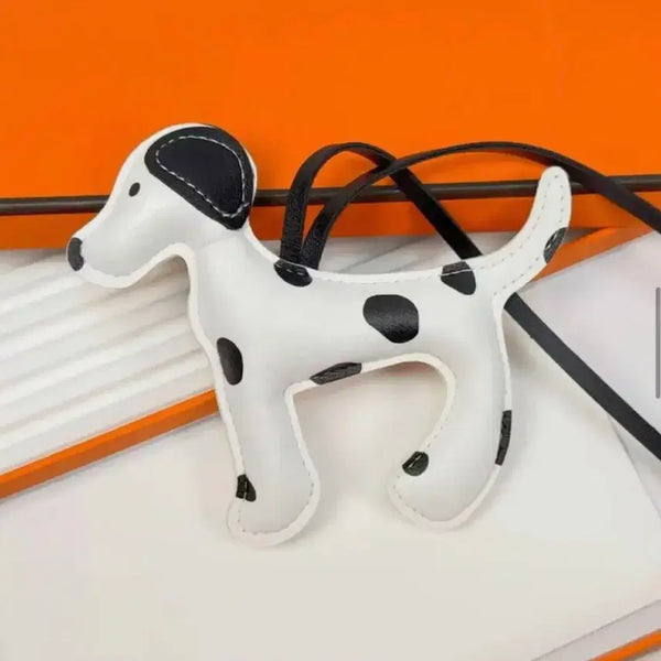 [BUNJANG] Hermès Dog Charm Orange White / 에르메스 강아지 키링 오렌지 화이트