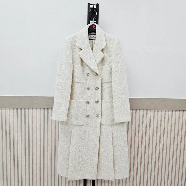 [BUNJANG] MOJO.S.FINE Boucle Double Slit Fancy Coat / 모조에스핀  부클느낌 더블 트임 팬시코트
