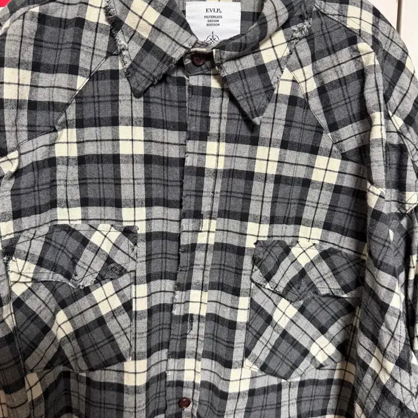 [BUNJANG] EVLP Check Shirt / EVLP 엔벨로프 체크셔츠