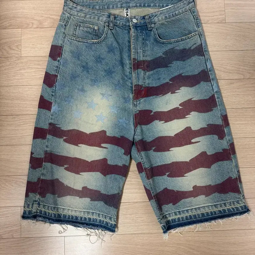 [BUNJANG] West Keen Stars and Stripes Shorts / (2) 웨스켄 성조기 반바지