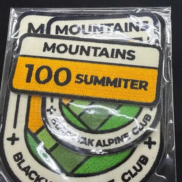 [BUNJANG] Black Yak 100 Famous Mountains Summit Patch Set / 블랙야크 100대 명산 완등 패치 세트 열접착방식