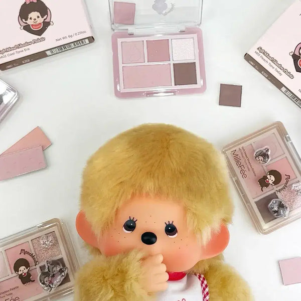 [BUNJANG] Milkey Monchhichi Collaboration Eyeshadow Palette / (새상품) 밀퓌 몬치치 콜라보 아이섀도우 팔레트