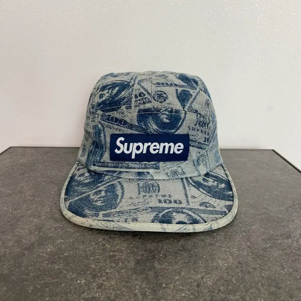 [BUNJANG] Supreme Box Logo Camp Cap Dollar Blue / (OS) 슈프림 박스로고 캠프캡 달러 블루