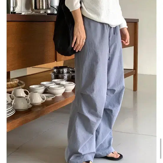 [BUNJANG] Feelings Trousers Light Blue / 필링스 바지