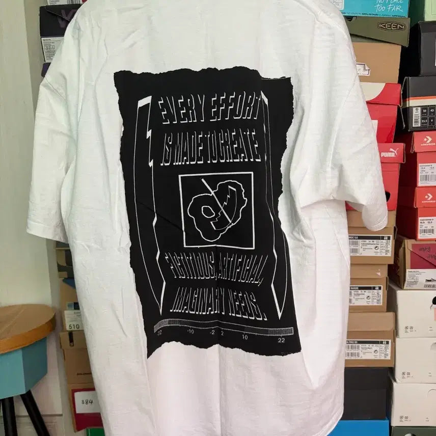 [BUNJANG] CAVEMPT White T-Shirt XXL / [XXL]CAV EMPT 카브엠트 반팔 티셔츠 (화이트)