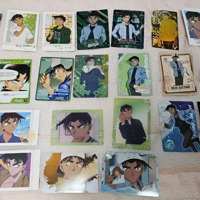 [BUNJANG] Detective Conan Kaito Kid & Heiji Card Bundle with TCG / 명탐정 코난 카드 헤이지(하인성) TCG포함 지류 일괄